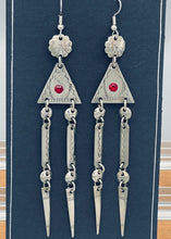 Load image into Gallery viewer, Supernaw's Wedge Earrings with Hangdowns

