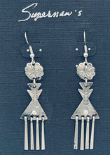 Load image into Gallery viewer, Supernaw's Teepee Earrings with Fringe Dangles
