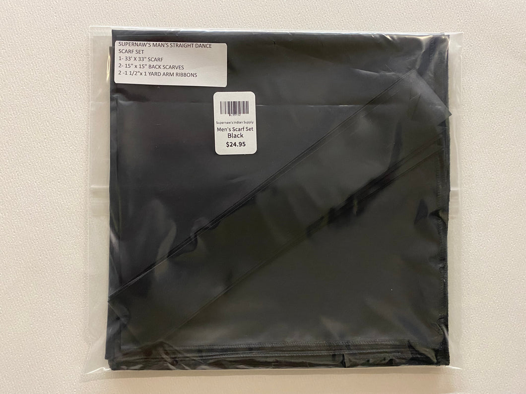 Men's Straight Dance Scarf Set