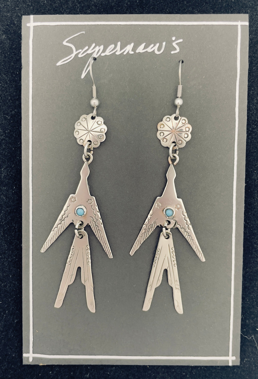 Supernaw's Scissortail Earrings- Modified KOTFM Design