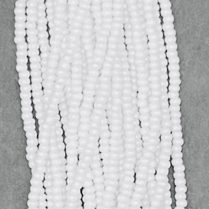 11/0 Cut 512 White AB