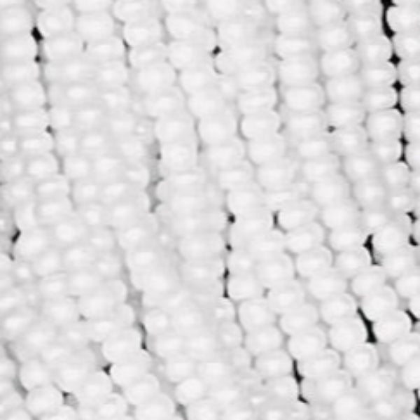 11/0 514 Pearl White AB