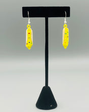 Load image into Gallery viewer, Corn Husk Beaded Earrings
