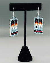Load image into Gallery viewer, Beaded Feather Earrings
