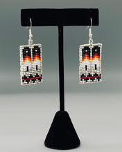 Load image into Gallery viewer, Beaded Feather Earrings
