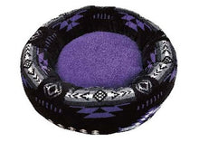 Load image into Gallery viewer, Round plush Pet Bed with Sherpa Lining
