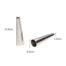 Load image into Gallery viewer, Silver Plated Cones 24/Bag
