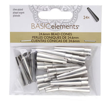 Load image into Gallery viewer, Silver Plated Cones 24/Bag
