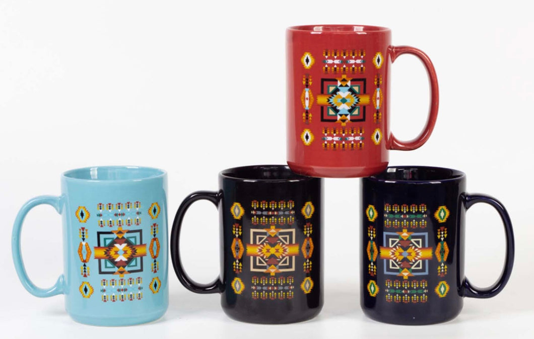 15 oz. Cafe Mug - Chief Walking Water Design