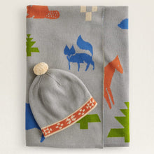 Load image into Gallery viewer, Pendleton Knit Baby Blanket w/ Beanie
