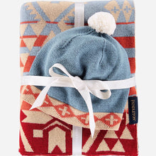 Load image into Gallery viewer, Pendleton Knit Baby Blanket w/ Beanie
