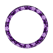 Load image into Gallery viewer, Steering Wheel Cover, Anishinaabe Gathering, MonoChromatic
