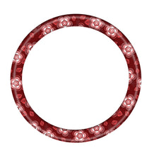 Load image into Gallery viewer, Steering Wheel Cover, Anishinaabe Gathering, MonoChromatic
