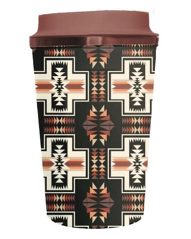 Nativo Ceramic Mugs with rubber lid 420 ml.- 5 colors available