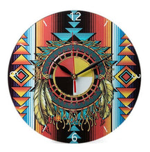 Load image into Gallery viewer, Wall Clock 12&quot;, Printed Glass- 16 Different Colors &amp; Styles Available
