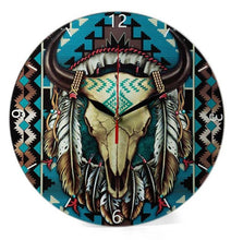 Load image into Gallery viewer, Wall Clock 12&quot;, Printed Glass- 16 Different Colors &amp; Styles Available
