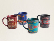 Load image into Gallery viewer, Pendleton  Native American College Fund 12 oz Mug Set of 4- 3 styles to choose from
