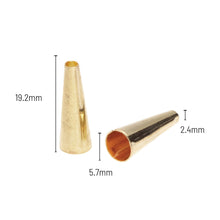 Load image into Gallery viewer, Gold Plated Cones 24/Bag
