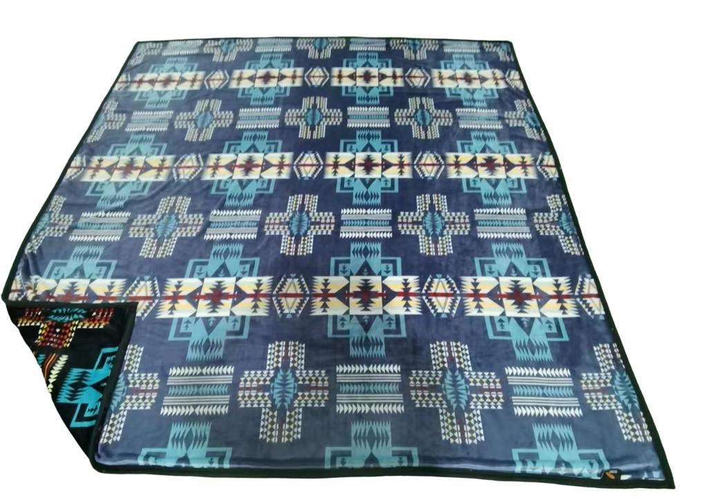 Nativo King Size 2 ply Plush Blanket- 9 options – Supernaw's