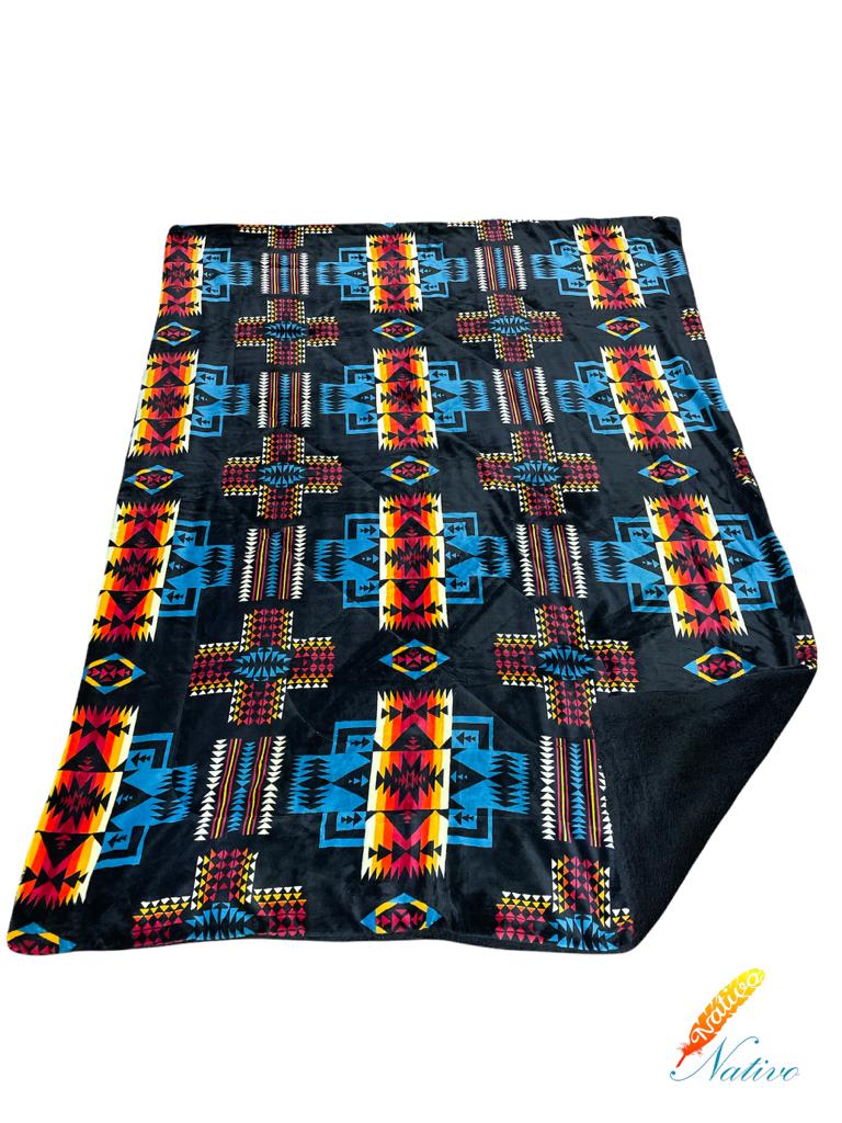 Nativo Full Size Sherpa Blanket- 10 colors