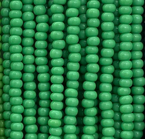 12/0 Seed Beads Opaque Dark Green - Bead & Powwow Supply