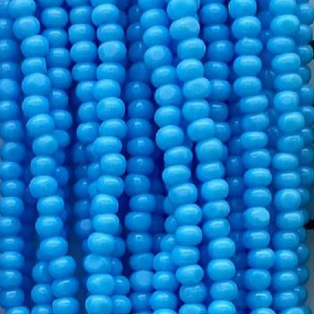 13/0 Cut 142 Lite Turquoise Blue