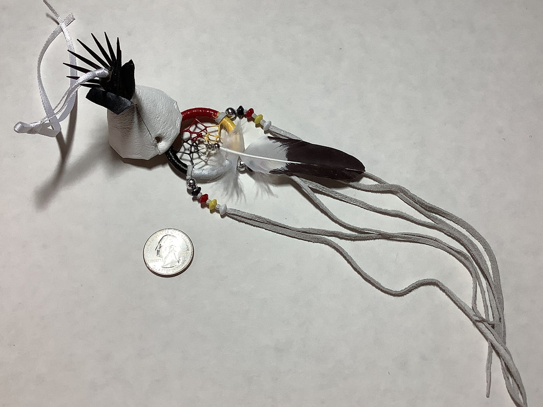Tipi Hanging Ornament with Medicine Wheel