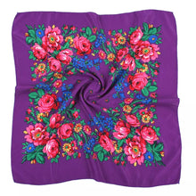 Load image into Gallery viewer, Floral Scarf 43&quot; x 43&quot;
