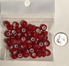 Load image into Gallery viewer, 8mm White Heart Beads 1 oz. packages
